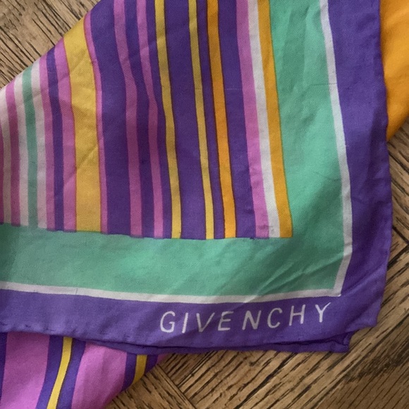 Vintage Givenchy Silk Scarf - Picture 2 of 3